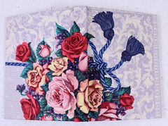 Floral Cover Blank Book Hardcover about 6.25X8.75 Artbook Notepad Sketch Notes