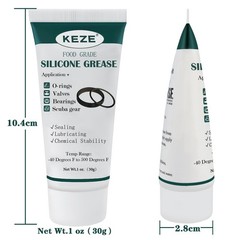 KEZE Silicone Grease Waterproof Food Grade Silicone Sealant Lubricant for Plu…