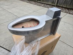 Stainless Toilet ACORN 3334 Commercial Toilet Rear Discharge Industrial Bar NEW