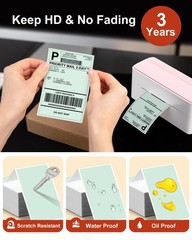 4×6 Thermal Labels for Shipping Label Printer – 500PCS Green Mailing Labels -…