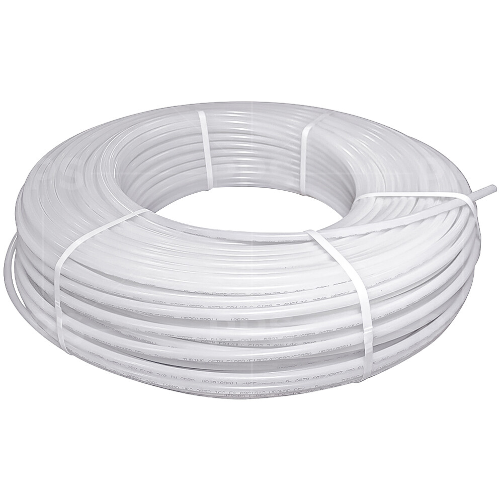 Oxygen Barrier PEX-A Tubing 1″x500FT Flexible Pex for Hydronic Heating, White