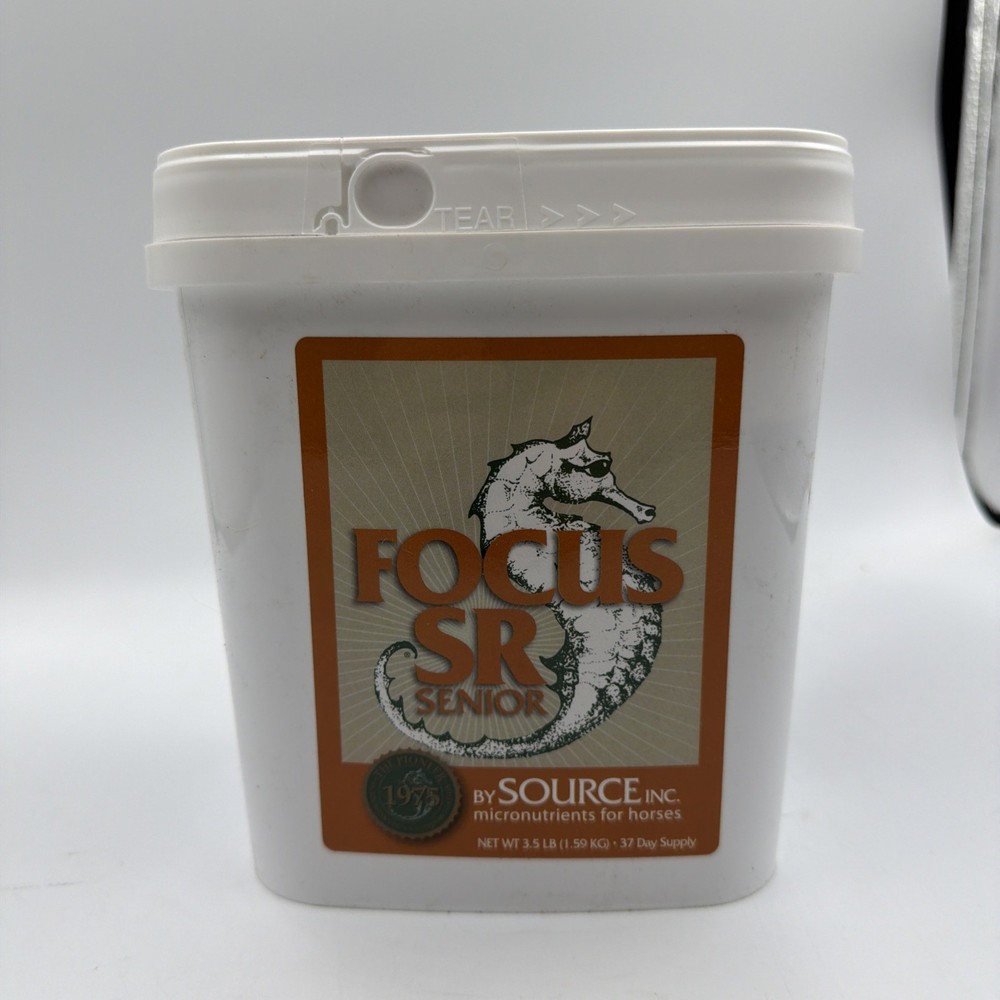 FOCUS SR Senior 3.5 Pounds Senior Stallions Digestive Enzymnes Horse Equine