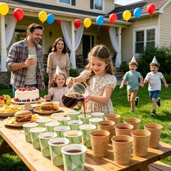12oz 240Count Compostable Paper Cups, Plant-Based Disposable Coffee Cups with…