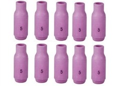 TIG Ceramic Cup 10N49 #5 Welding ALUMINA Nozzle 5/16″ Fits TIG 17, 18, 26 Qty 10