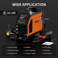 JASIC TIG Welder + Plasma Cutter PFC Welding/Cutting Machine for 95-265V Voltage