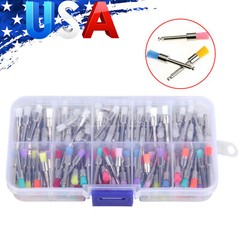 200 Pcs Dental Nylon Polishing Flat Latch Polisher Prophy Brush Disposable