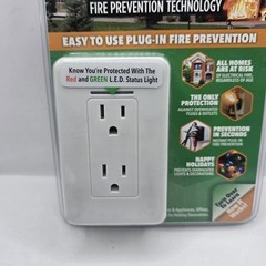 Safer Socket Twin-Star Plug-In Fire Prevention Technology New Sealed Old Stock
