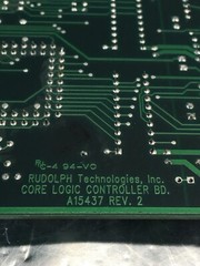 Rudolph Technologies A15438 Core Logic Controller Board 2, PCB, CU, 132734