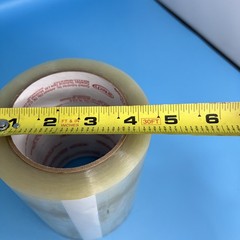 CANTECH 2.5Mil Clear Label Protection Tape 6″ x 55 Yards, Industrial Tape 3ROLLS