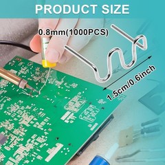 User-Friendly 1000PCS 0.8mm Hot Staples for Quick and Reliable Plastic Repairs