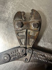 National Telephone Supply Co. Nicropress 53-XPJ Manual Swaging Tool. Top Chipped