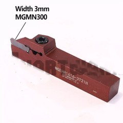 Lathe Grooving Tool Parting Grooving Cut-Off MGMN300-M Carbide Inserts For MGEHR