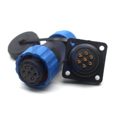 SD20 IP68 7 pin Panel Mount Wire Connector,Aviation Cable Connector Plug Socket