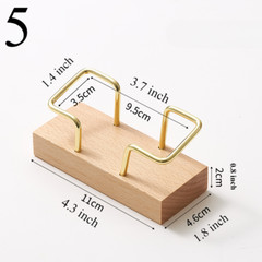 1pcs Wooden Large Capacity Business Card Box Desktop Card Holder Storage Supply