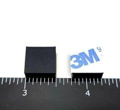 1/2″ Square Stick on Feet 3/16″ Thick Non Slip Pads 3M Rubber Bumpers Pack of 24
