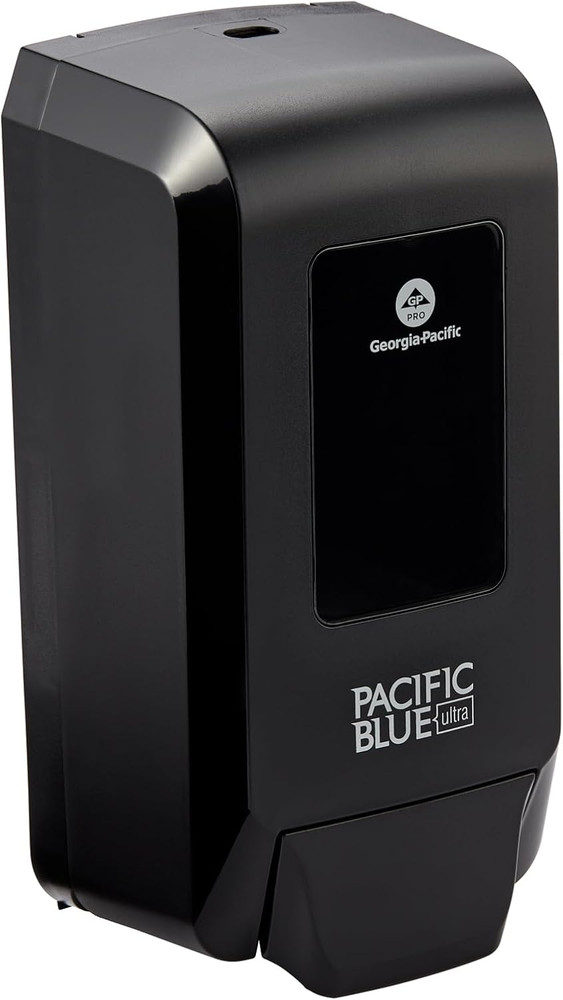 (53057) Pacific Blue Ultra Manual Push Soap Dispenser, Wall Mounted, Easy to Ins