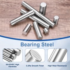 100pcs 4x10mm Dowel Pins Bearing Steel Cylindrical Dowel Pins Metal Shelf Pegs