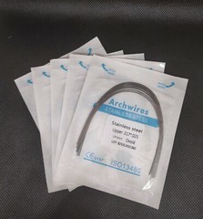 10 Packs Dental Orthodontic Stainless Steel Arch Wires Rectangular Ovoid/Natural