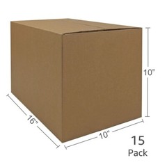 UBMOVE 15 Small Moving Boxes 16x10x10 Cardboard Box