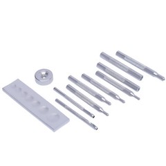 11pcs/Set Craft Tool Die Punch Snap Rivet Setter Base DIY Leather Working Craft