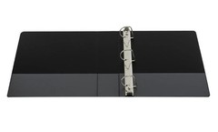 Pen+Gear 3-Ring Durable View Binder, 2″ D-Rings, Black,1 Count