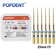 Dental Endo Rotary Files X-Pro Gold Taper NITI Endodontic Root Files POPDENT