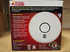 Kidde Model P4010ACS, Item #21027537. Smoke Alarm, 120 VAC, 10 Year Battery.