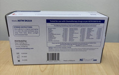 2000pcs NiTouch BLUE Nitrile Gloves Large Powder Free 10 Boxes EXPIRE 04/2026