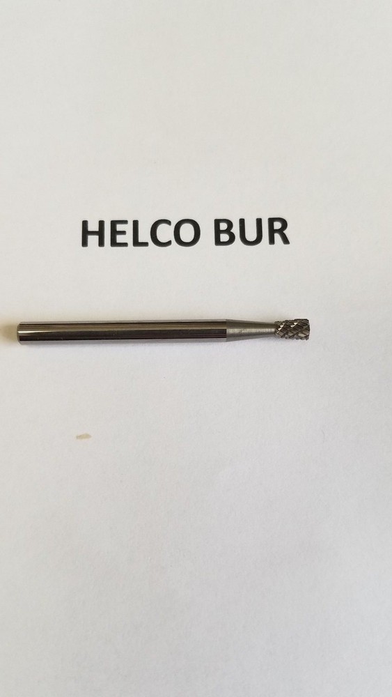 Carbide Bur BIT FILE SN42 1/8 Diameter Cut Inverted Taper Burr , 1/8″ Shank