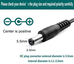 12V 5A Power Supply Adapter 100-240V 50-60Hz AC to DC ﻿ Converter 12 Volt 5 Amp