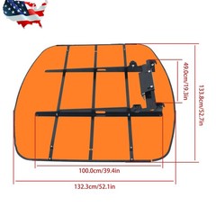 52″ × 52″ Sun Shield Tuff Top Tractor & Mower Canopy For 2″ x 2″ or 2″ x 3″ Rops