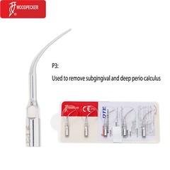 Woodpecker Dental Ultrasonic Piezo Scaler Perio Tips Fits EMS G1 G2 G3 G4 P1 P3