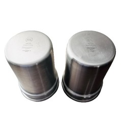 Set of 2 Commercial Grade Vollrath 78154 Stainless Steel 2.5 Quart Containers