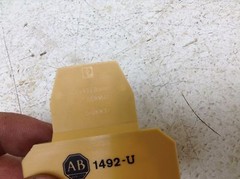 Allen Bradley 1492-U Yellow Wire Terminal End Phoenix D-UKK3/5 1492U Lot of 8