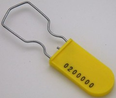 Electric Utility Meter Tamper Evident Padlock Security Tag Seal Yellow 10 Pack