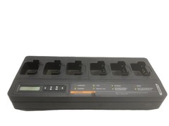 Motorola PMPN4283A Impres 2 6-Bay Charger W/ Display Module No AC Adapter