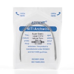 AZDENT Dental Orthodontic Super Elastic Niti Round Arch Wires Nature Form FDA