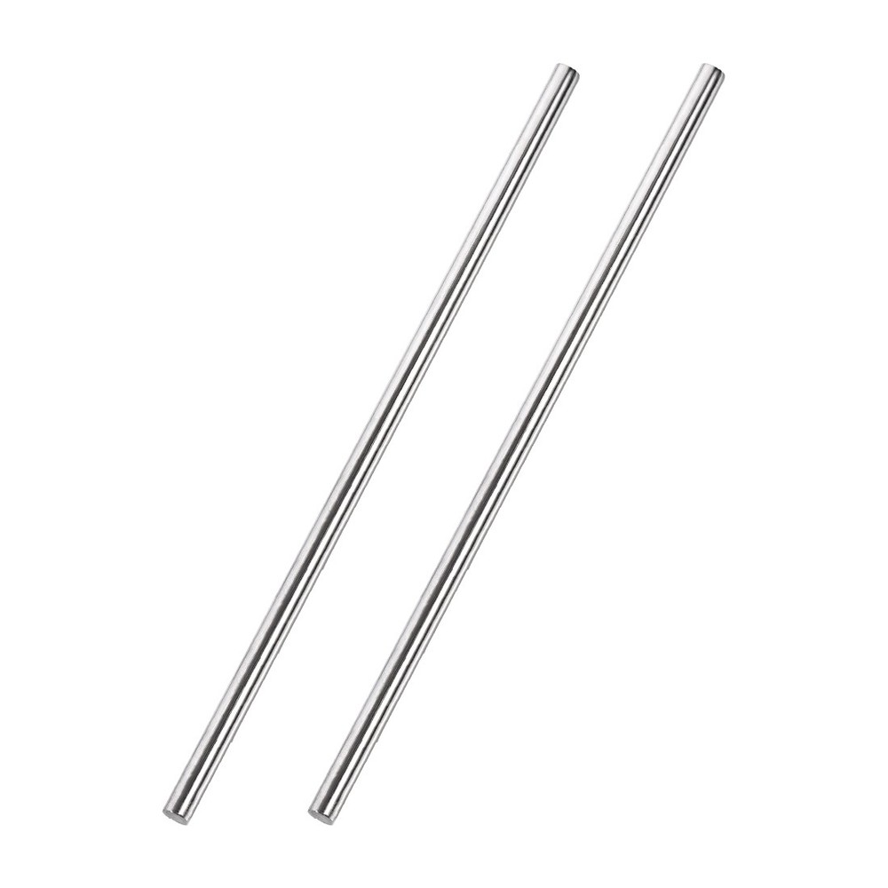 2pcs 5mm x 250mm 304 Stainless Steel Solid Round Rod for RC DIY Craft Tool
