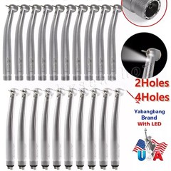 1-10 LED E-Generator Dental High Speed Fiber Optic Handpiece 2Holes 4Holes