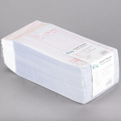 (2000-Pack) 3 Part Tan and White Carbonless Guest Check w/ Bottom Guest Receipt