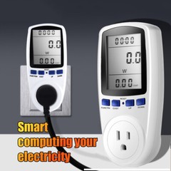 Electricity Usage Monitor Plug Power Watt Voltage Amps Meter Energy Saving 8Mode