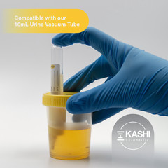 Specimen Collection Container w/ Transfer Device, Leak Proof Lid with Hole