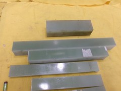 LOT of GREEN G10 PHENOLIC SHEET plastic sheet micarta flat stock VARIOUS SIZES