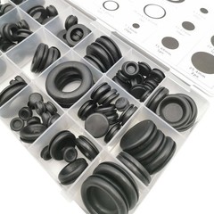 125PCS/Set Rubber Grommet Firewall Hole Plug Electrical Wire Gasket Assortment