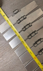 Flexon SSE 881 M-K 750P Flat Top Stainless Steel Chain 7-1/2″ x 10ft, 1.5″ Pitch