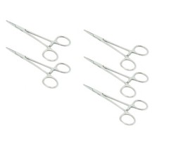 5 Premium Kelly Locking Hemostat Forceps 5.5″ Straight SS Surgical Instrument