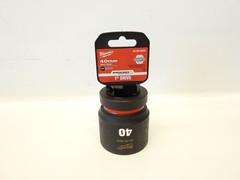 New Oem Milwaukee 49-66-6603 SHOCKWAVE 1″ Drive Impact Socket 40MM Standard 6 Po