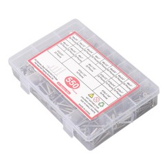 550Piece 304 Stainless Steel Wood Screws Assortment Kit Phillips Flat Head Sheet