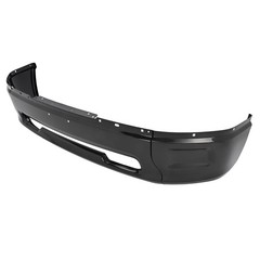 Front Bumper 2009-2012 Ram 1500 W/O Fog Light Holes 68206066AA Chrome Black 3PCS