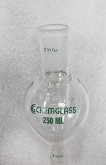CHEMGLASS ROTARY EVAPORATOR BUMP TRAP SELF WASHING 29/42 Top Outer, 29/42 Lower